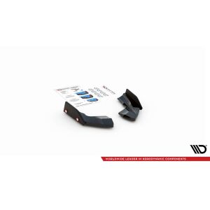 Maxton Design Heck Ansatz Flaps Diffusor +Flaps für V.2 / V2 Volkswagen Golf R Mk8