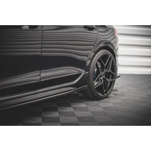 Maxton Design Seitenschweller Ansatz für V.2 / V2 für Volkswagen Golf R Mk8 schwarz Hochglanz