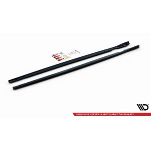 Maxton Design Seitenschweller Ansatz für V.2 / V2 für Volkswagen Golf R Mk8 schwarz Hochglanz