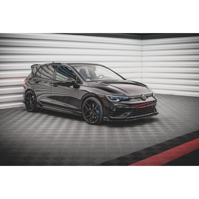 Maxton Design Seitenschweller Ansatz für + Flaps V.2 / V2 für Volkswagen Golf R Mk8