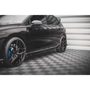 Maxton Design Seitenschweller Ansatz für + Flaps V.2 / V2 für Volkswagen Golf R Mk8