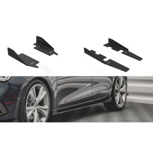 Maxton Design Side Flaps Seat Leon FR Mk4 schwarz Hochglanz