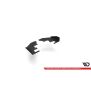 Maxton Design Hintere Seiten Flaps für Seat Leon FR Hatchback Mk4 schwarz Hochglanz