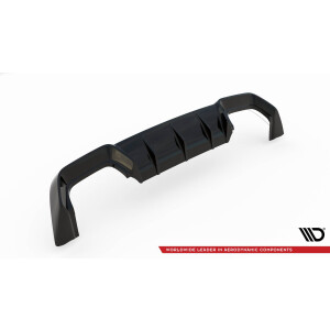 Maxton Design Heckdiffusor Ansatz V.1 / V1 für Volkswagen Golf R Mk8 schwarz Hochglanz