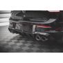 Maxton Design Heckdiffusor Ansatz V.1 / V1 für Volkswagen Golf R Mk8 schwarz Hochglanz