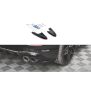 Maxton Design Heck Ansatz Flaps Diffusor V.3 / V3 für Volkswagen Golf R Mk8 schwarz Hochglanz