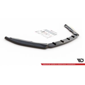 Maxton Design Front Ansatz V.2 / V2 für Skoda Octavia RS Mk3 Facelift schwarz Hochglanz