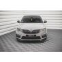 Maxton Design Front Ansatz V.3 / V3 für Skoda Octavia RS Mk3 Facelift schwarz Hochglanz