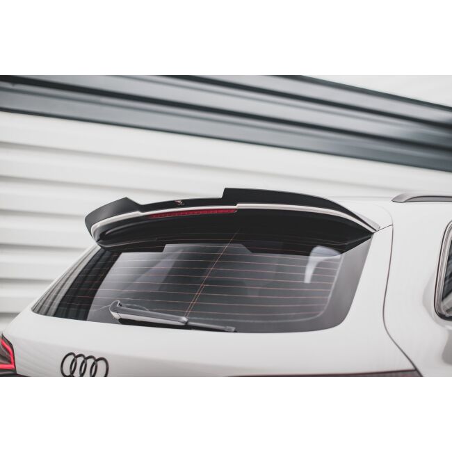 Maxton Design Spoiler CAP für Audi SQ5 Mk1 (8R) schwarz Hochglanz
