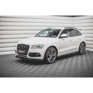 Maxton Design Seitenschweller Ansatz für Audi SQ5 Mk1 (8R) schwarz Hochglanz