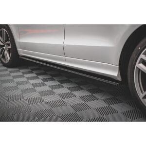 Maxton Design Seitenschweller Ansatz für Audi SQ5 Mk1 (8R) schwarz Hochglanz
