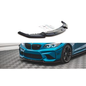 Maxton Design Front Ansatz V.2 / V2 für BMW M2 F87 schwarz Hochglanz