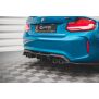 Maxton Design Heckdiffusor Ansatz für BMW M2 F87 schwarz Hochglanz