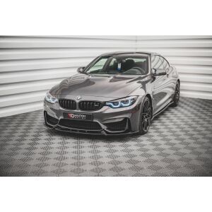 Maxton Design Front Ansatz für BMW M4 F82 schwarz Hochglanz