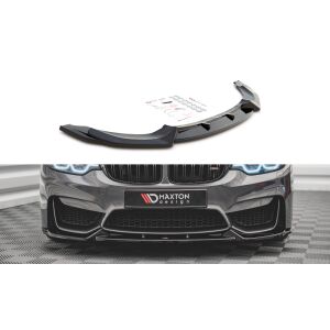 Maxton Design Front Ansatz für BMW M4 F82 schwarz Hochglanz