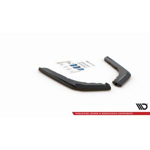 Maxton Design Heck Ansatz Flaps Diffusor V.1 / V1 für BMW M4 F82 schwarz Hochglanz