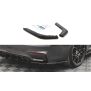 Maxton Design Heck Ansatz Flaps Diffusor V.1 / V1 für BMW M4 F82 schwarz Hochglanz