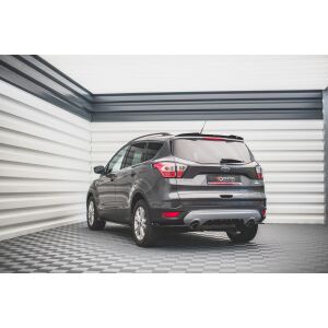 Maxton Design Heckdiffusor Ansatz für Ford Escape Mk3 schwarz Hochglanz