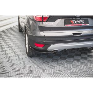 Maxton Design Heck Ansatz Flaps Diffusor für Ford Escape Mk3 schwarz Hochglanz