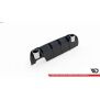 Maxton Design Heckdiffusor Ansatz für + Endschalldampfer Sportauspuff Attrappe Peugeot 308 SW Mk2 Facelift