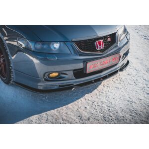 Maxton Design Front Ansatz V.3 / V3 für Honda Accord Mk7 Type-S schwarz Hochglanz