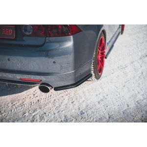 Maxton Design Heck Ansatz Flaps Diffusor V.2 / V2 für Honda Accord Mk7 Type-S schwarz Hochglanz