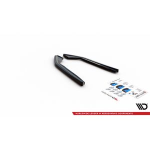 Maxton Design Heck Ansatz Flaps Diffusor V.2 / V2 für Honda Accord Mk7 Type-S schwarz Hochglanz