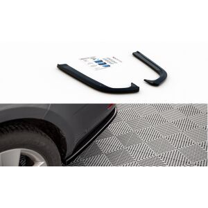 Maxton Design Heck Ansatz Flaps Diffusor für Skoda Octavia Mk3 Facelift schwarz Hochglanz