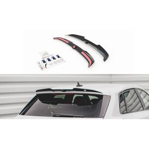 Maxton Design Spoiler CAP V.2 / V2 für Audi RS3 / S3 / A3 S-Line Sportback 8Y schwarz Hochglanz