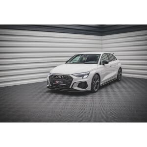 Maxton Design Front Ansatz V.1 / V1 für Audi S3 / A3 S-Line 8Y schwarz Hochglanz