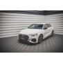 Maxton Design Front Ansatz V.3 / V3 für Audi S3 / A3 S-Line 8Y schwarz Hochglanz