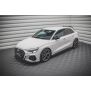 Maxton Design Seitenschweller Ansatz für Audi S3 / A3 S-Line 8Y schwarz Hochglanz