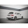 Maxton Design Seitenschweller Ansatz für Audi S3 / A3 S-Line 8Y schwarz Hochglanz