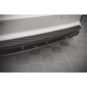 Maxton Design Mittlerer Heckdiffusor Ansatz für Audi S3 Sportback 8Y schwarz Hochglanz