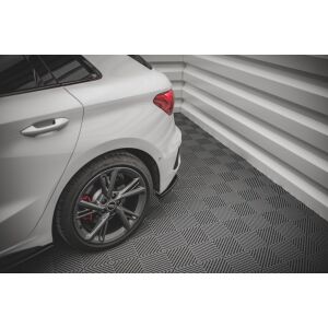 Maxton Design Heck Ansatz Flaps Diffusor V.1 / V1 für Audi S3 Sportback 8Y schwarz Hochglanz