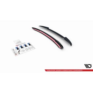 Maxton Design Spoiler CAP V.2 / V2 für Audi S4 / A4 S-Line Avant B9  schwarz Hochglanz