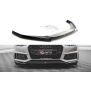 Maxton Design Front Ansatz V.4 / V4 für Audi S4 / A4 S-Line B9 schwarz Hochglanz