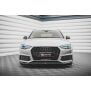 Maxton Design Front Ansatz V.4 / V4 für Audi S4 / A4 S-Line B9 schwarz Hochglanz