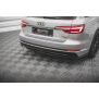 Maxton Design Heck Ansatz Flaps Diffusor V.2 / V2 für Audi A4 S-Line B9 schwarz Hochglanz