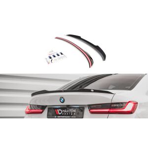 Maxton Design Spoiler CAP für BMW 3er G20 schwarz Hochglanz