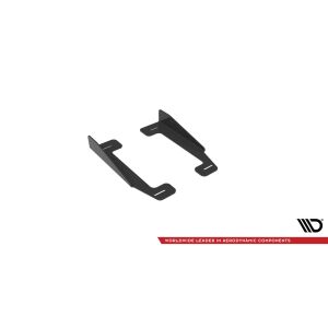 Maxton Design Side Flaps Volkswagen Golf 7 R / R-Line Facelift schwarz Hochglanz