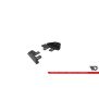Maxton Design Hintere Seiten Flaps für Volkswagen Golf 7 R Facelift schwarz Hochglanz