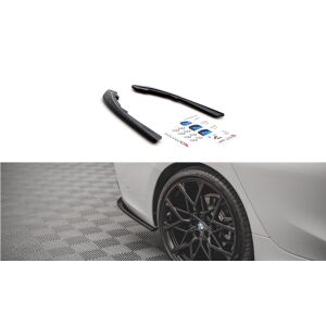 Maxton Design Heck Ansatz Flaps Diffusor für BMW 3er G20 / G21 schwarz Hochglanz