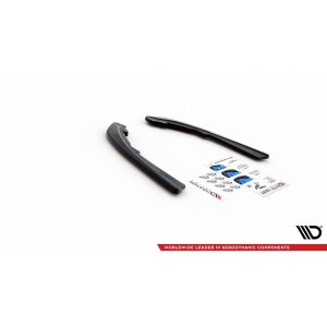 Maxton Design Heck Ansatz Flaps Diffusor für BMW 3er G20 / G21 schwarz Hochglanz