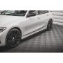 Maxton Design Seitenschweller Ansatz für BMW 3er G20 / G21 schwarz Hochglanz