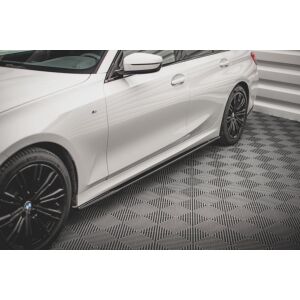 Maxton Design Seitenschweller Ansatz für V.2 / V2 für BMW 3er G20 / G21 M-Paket schwarz Hochglanz