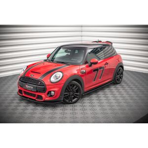 Maxton Design Front Ansatz für Mini Cooper S John Cooper Works F56 schwarz Hochglanz