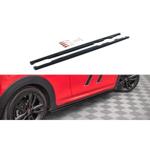 Maxton Design Seitenschweller Ansatz für Mini Cooper S John Cooper Works F56 schwarz Hochglanz