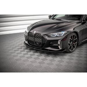 Maxton Design Street Pro Front Ansatz für +Flaps für BMW 4er M-Paket G22 schwarz Hochglanz