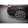 Maxton Design Street Pro Heck Ansatz Flaps Diffusor +Flaps für BMW 4er M-Paket G22 schwarz Hochglanz